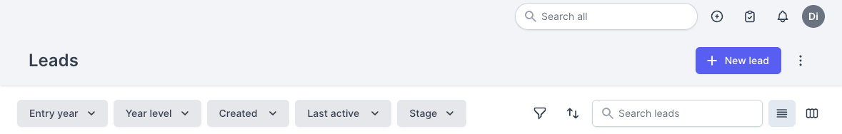 How do I search for a lead in Funnel?