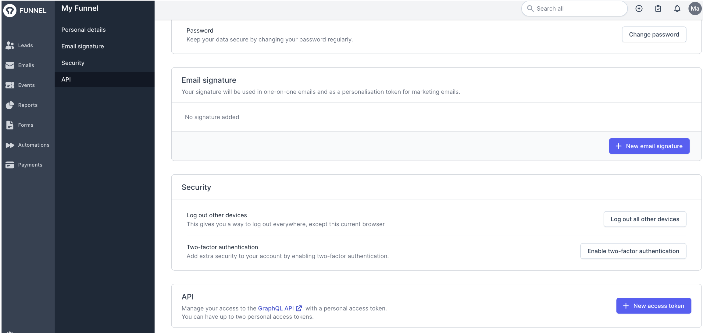 Funnel GraphQL API FAQ